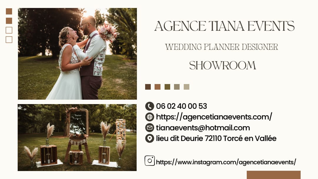 Agence tiana events -- Contact