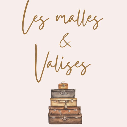 Malles et valises vintage en location