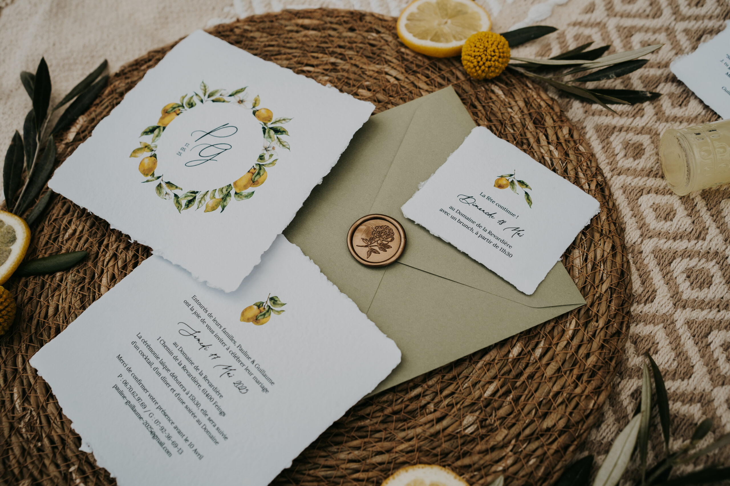 Papeterie creation by tiana events