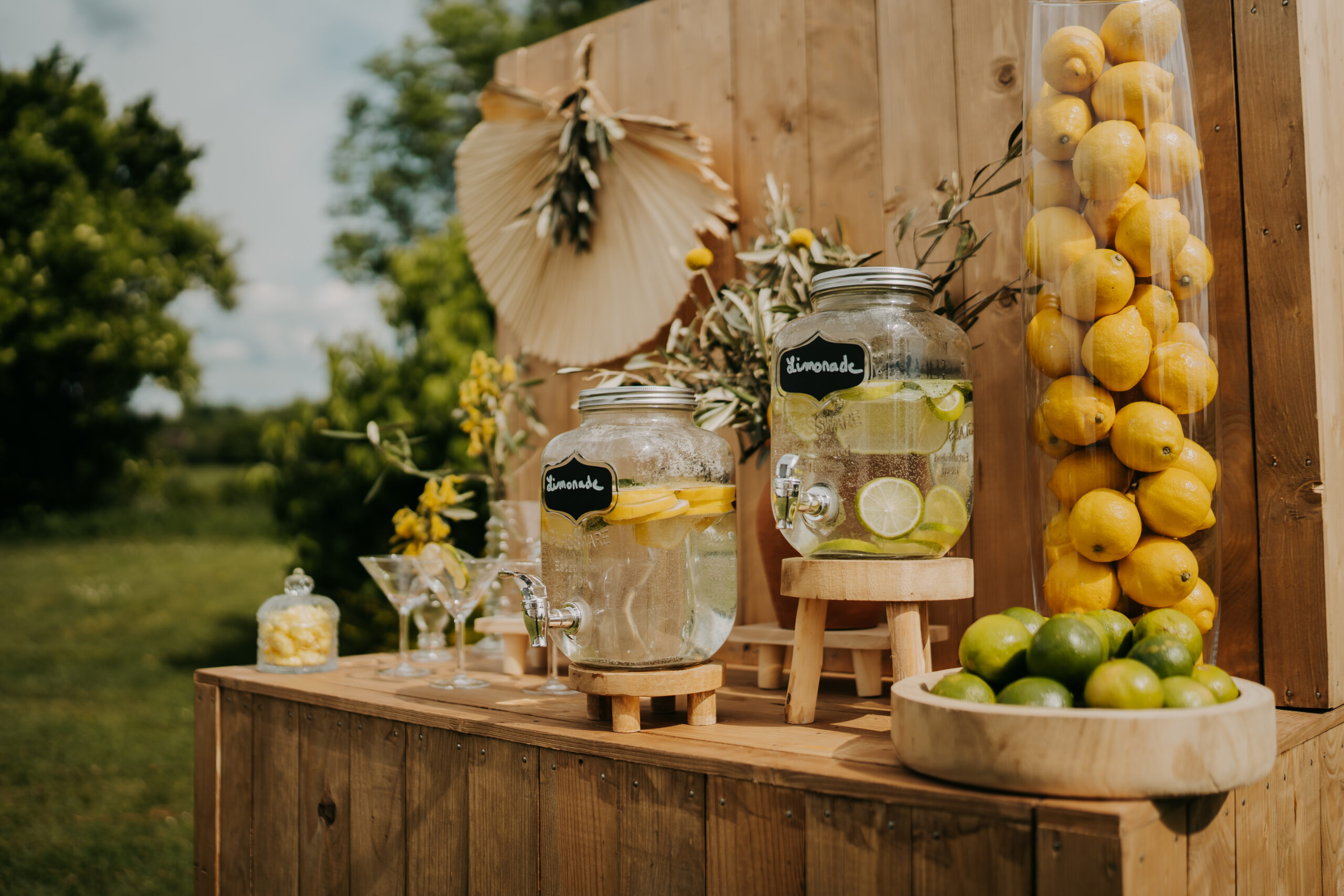 Bar à jus pour événementiel