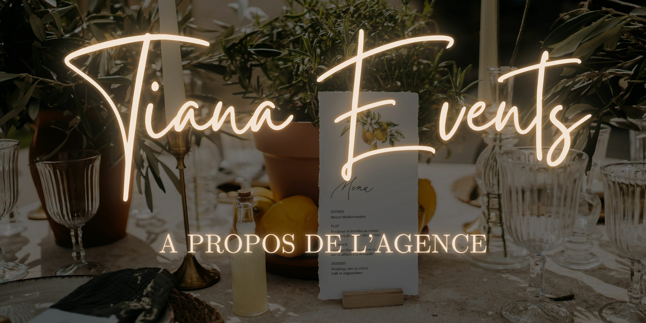 A propos de l'agence tiana events