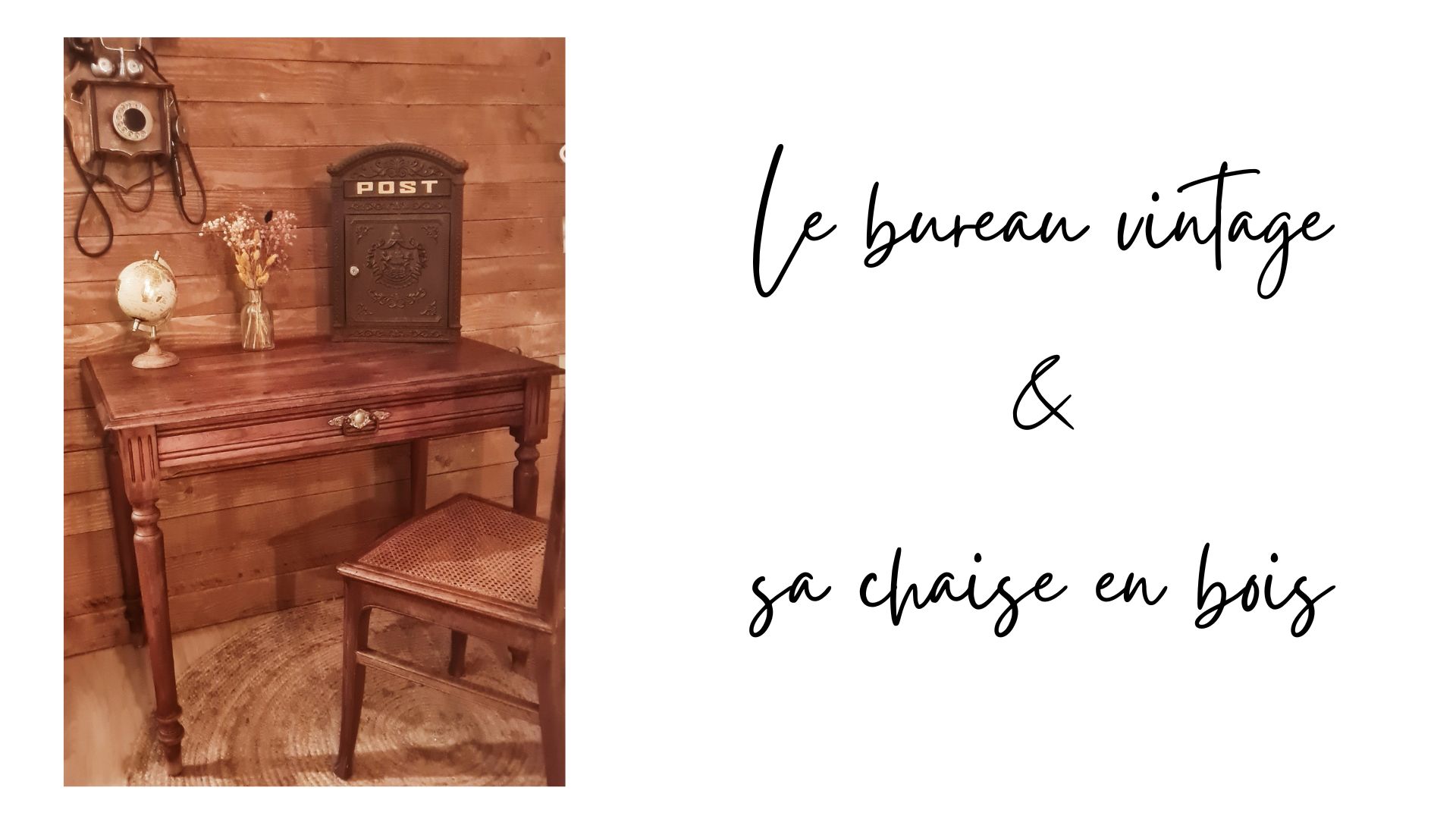 Bureau vintage en location Tiana Events