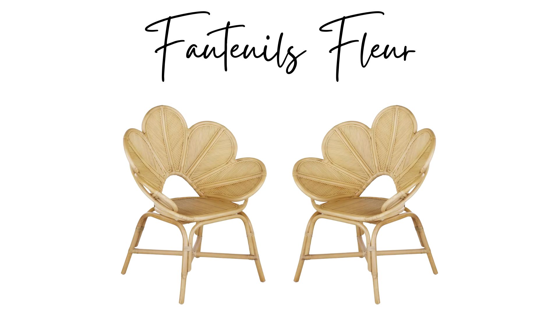 Fauteuils fleurs