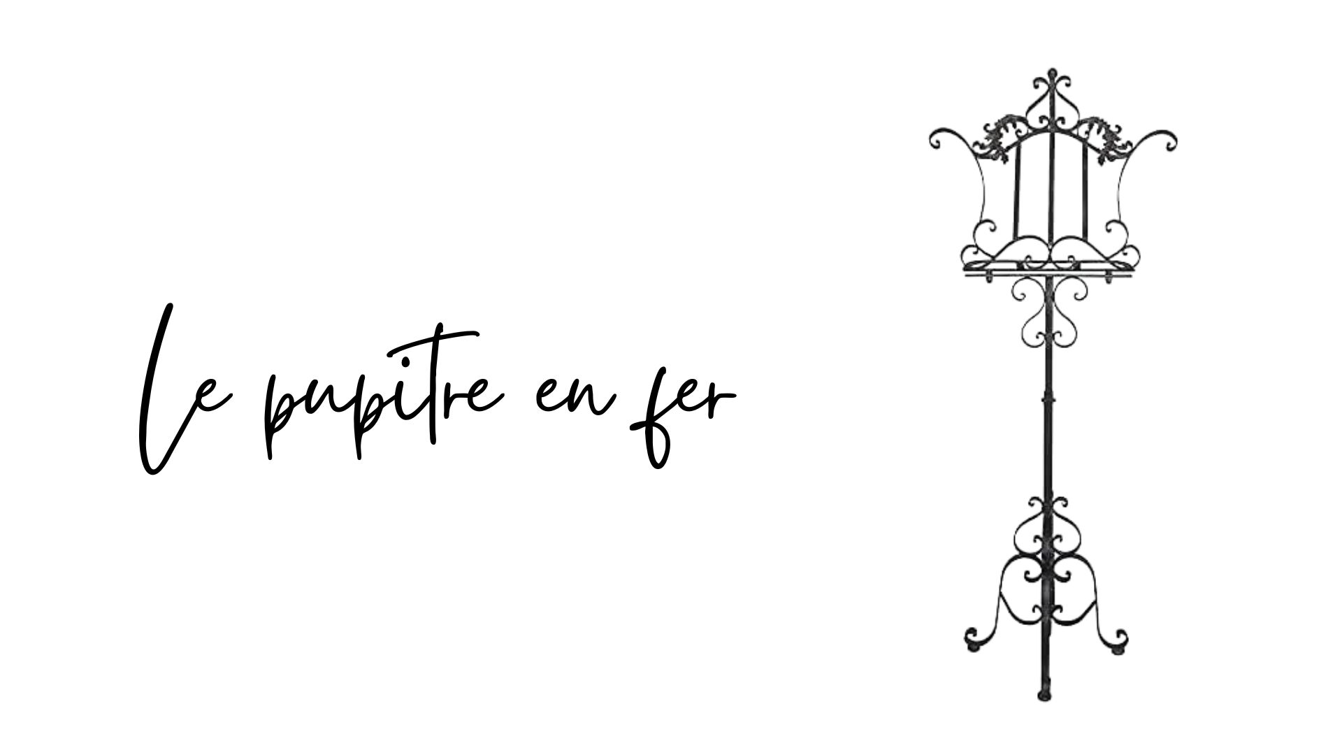 Le pupitre en fer en location