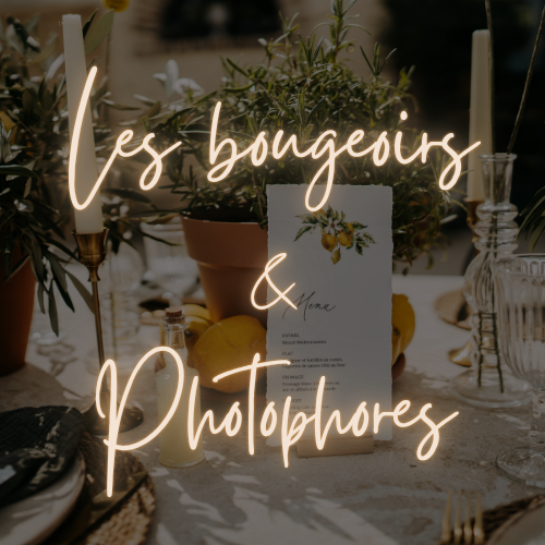 les bougeoirs et photophores en location