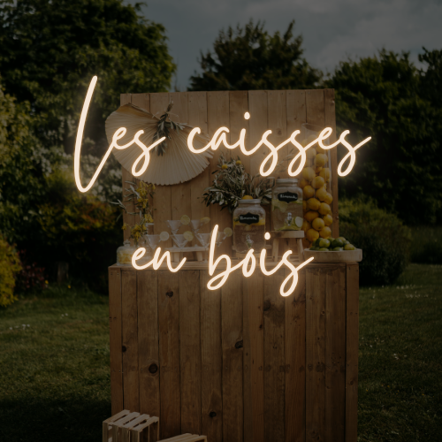 les caisses en bois en location