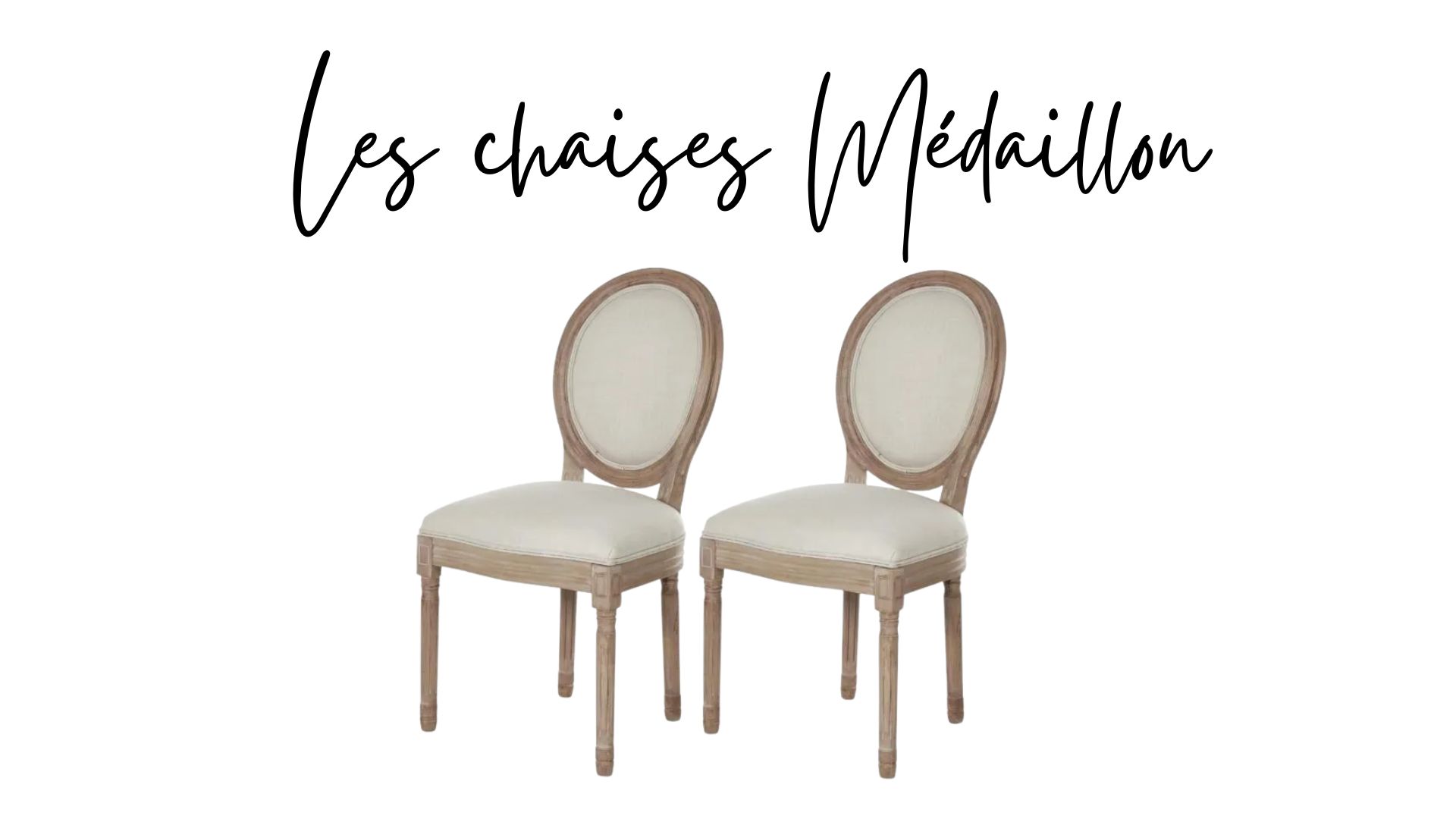 les chaises médaillon en location