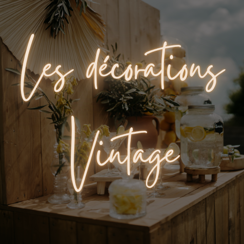 les décorations vintage en location