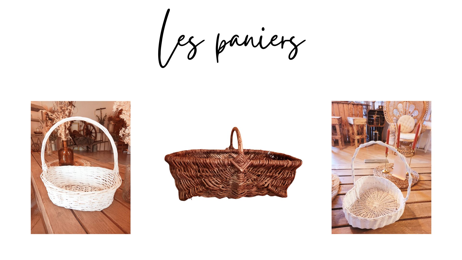 les paniers en location Tiana Events