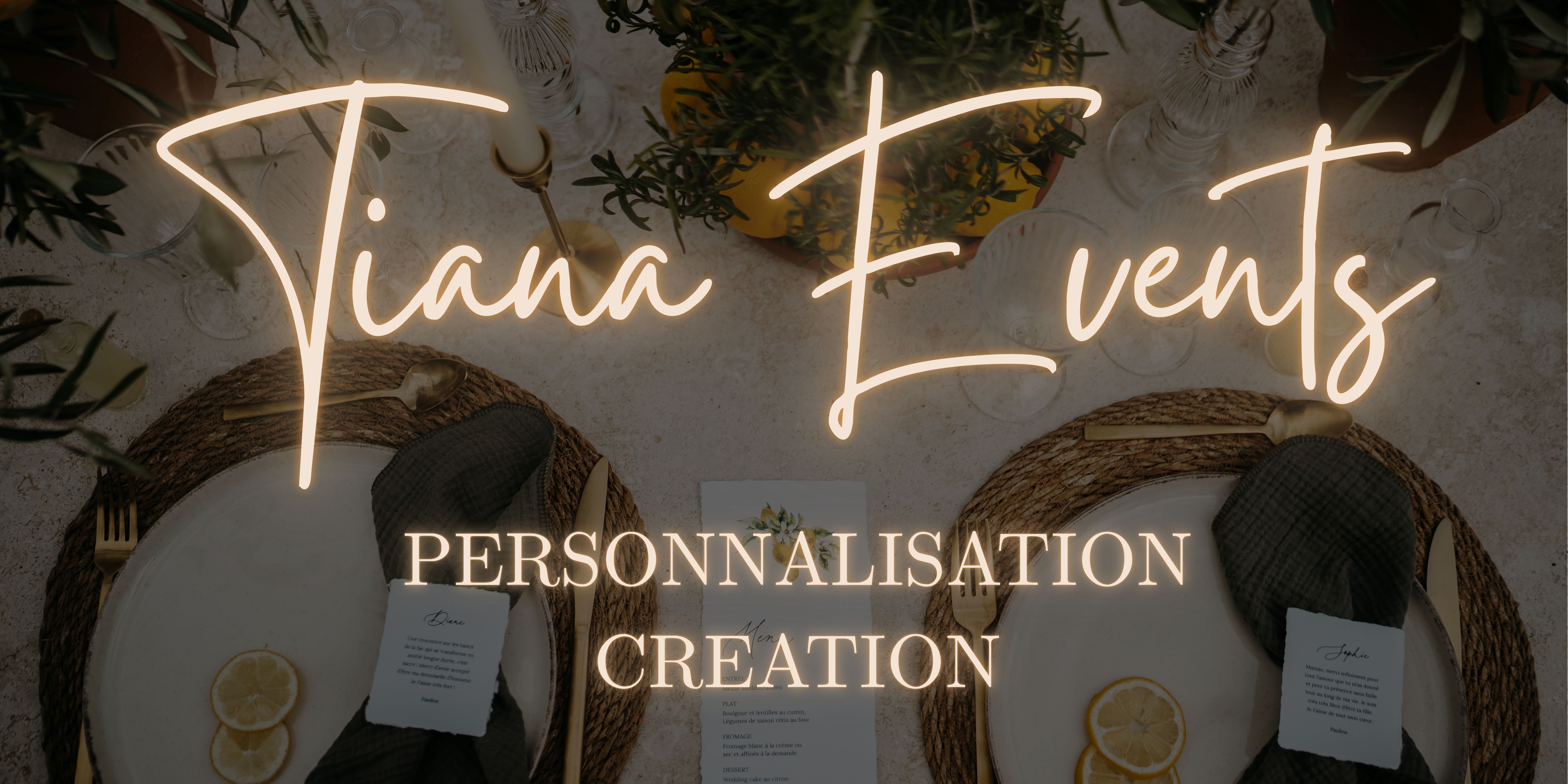 personnalisation & creation
