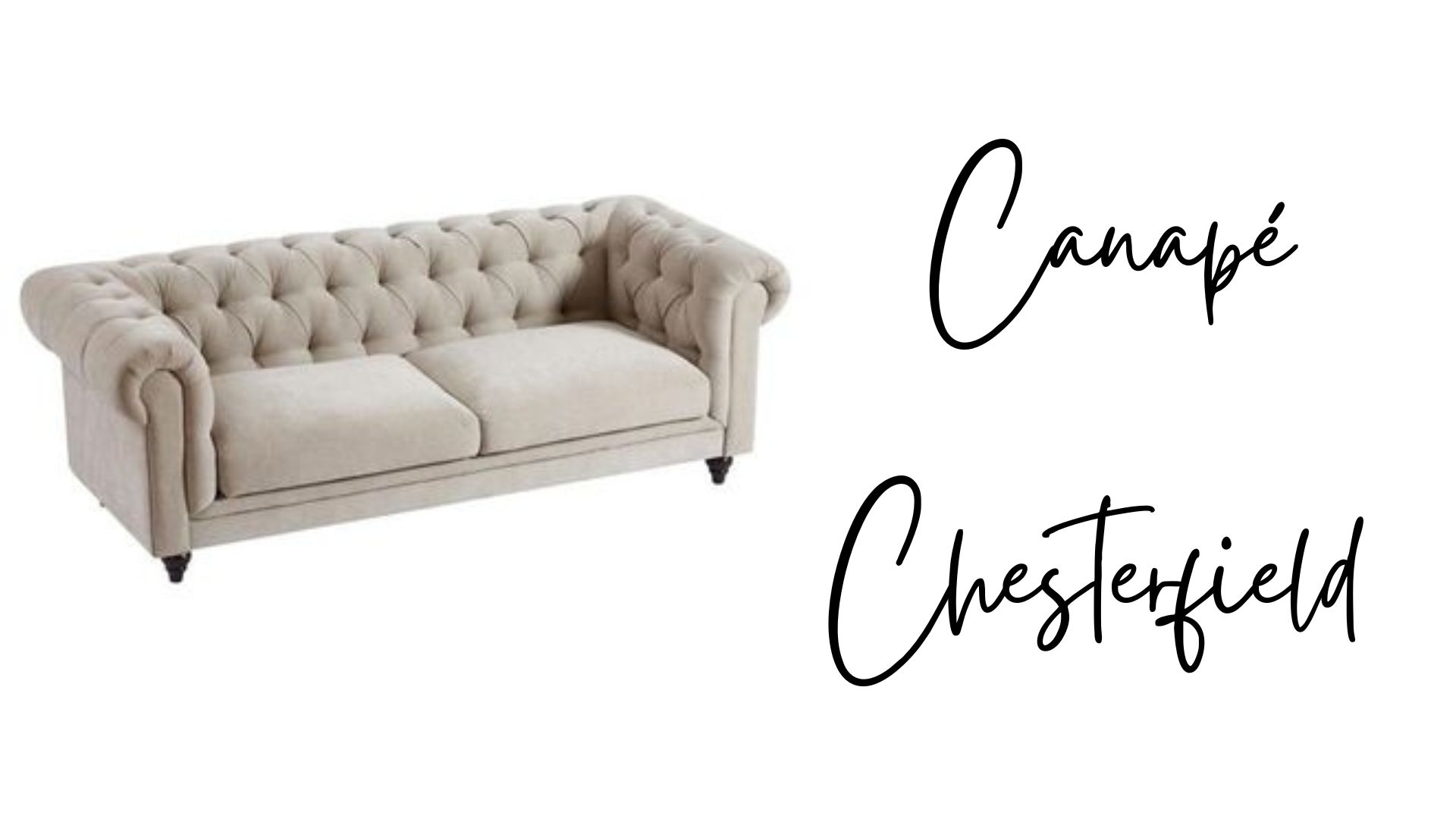 Canapé chesterfield en location