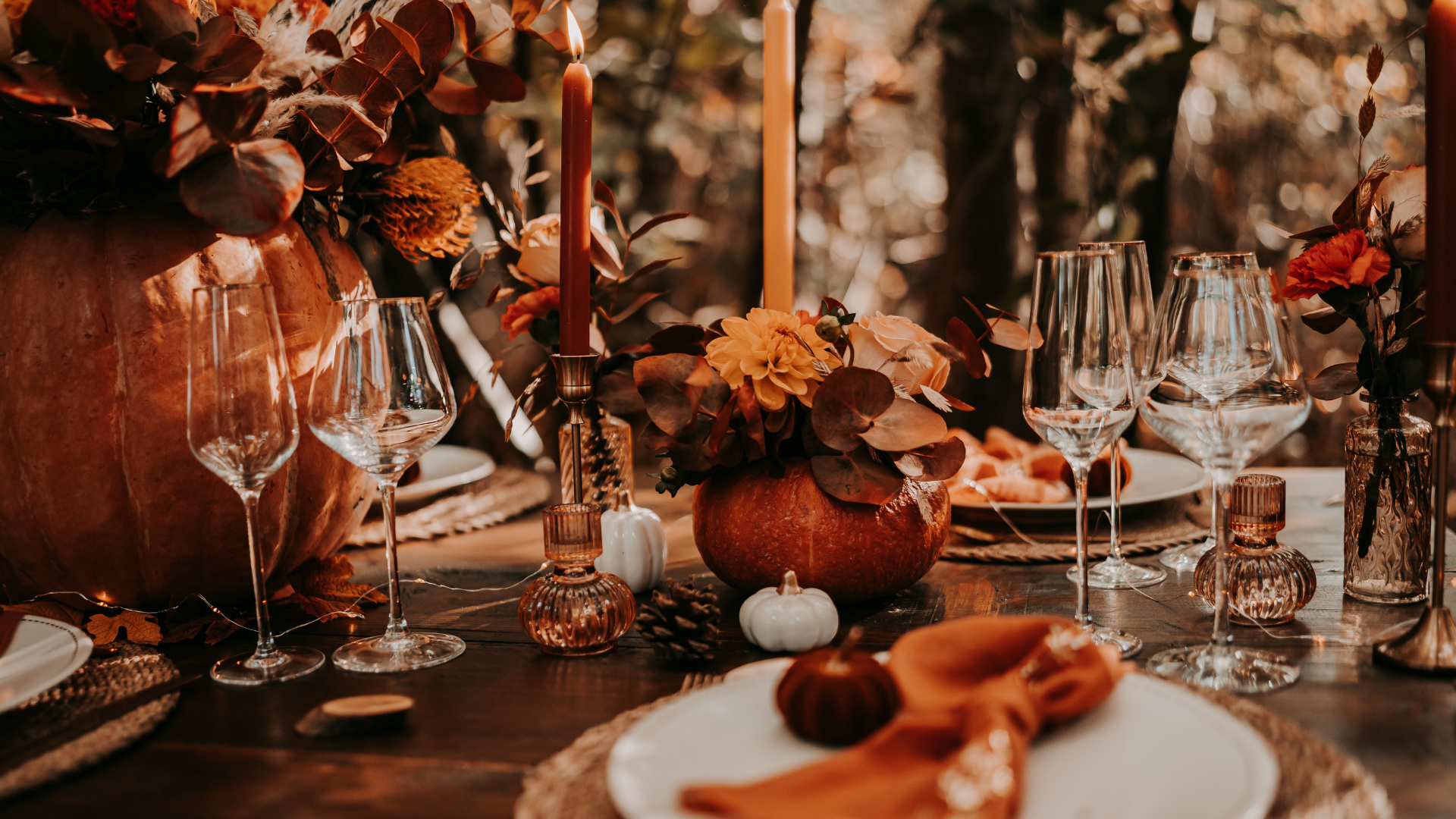 Table thème automnale tiana events