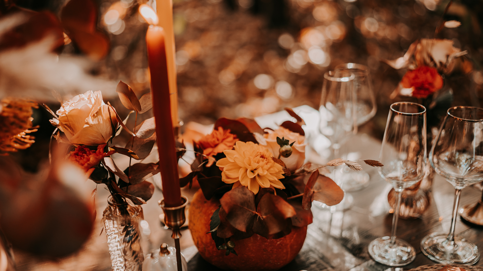 décoration table octobre