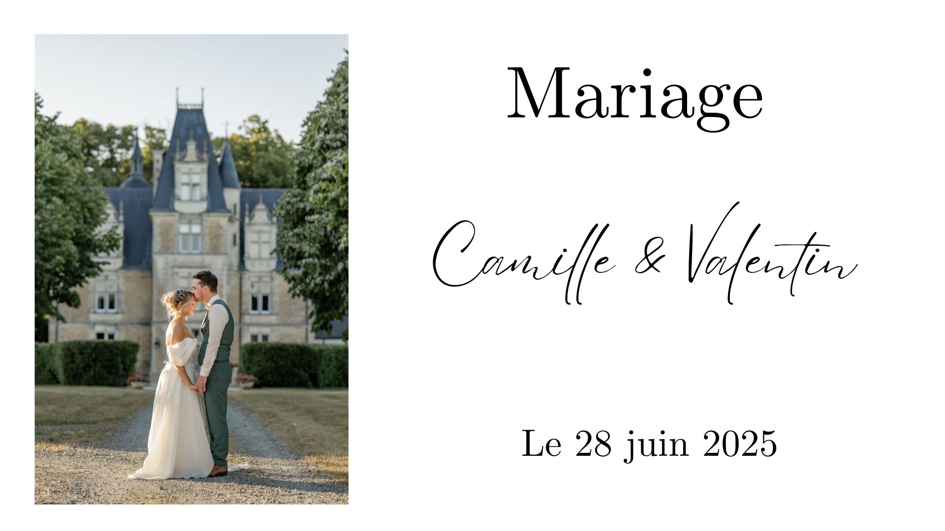 mariage au château tiana events