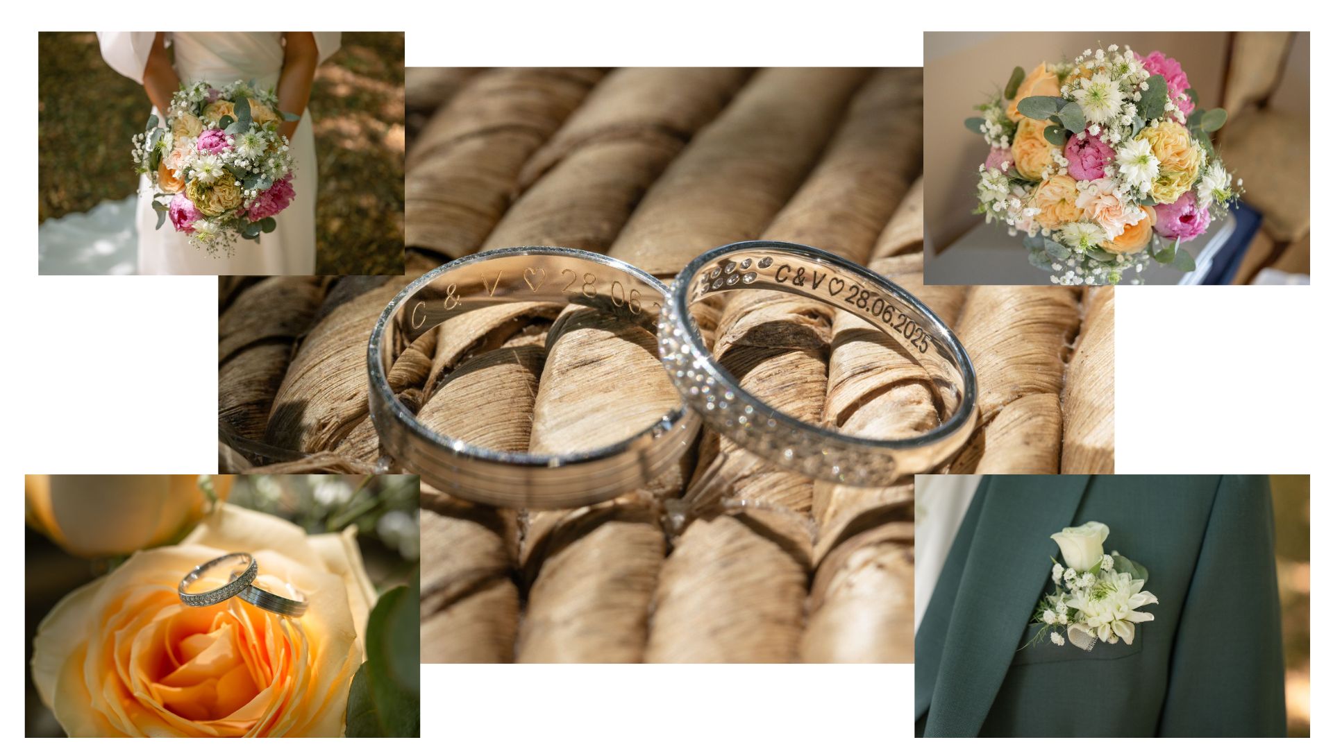 fleurs mariage bohème chic