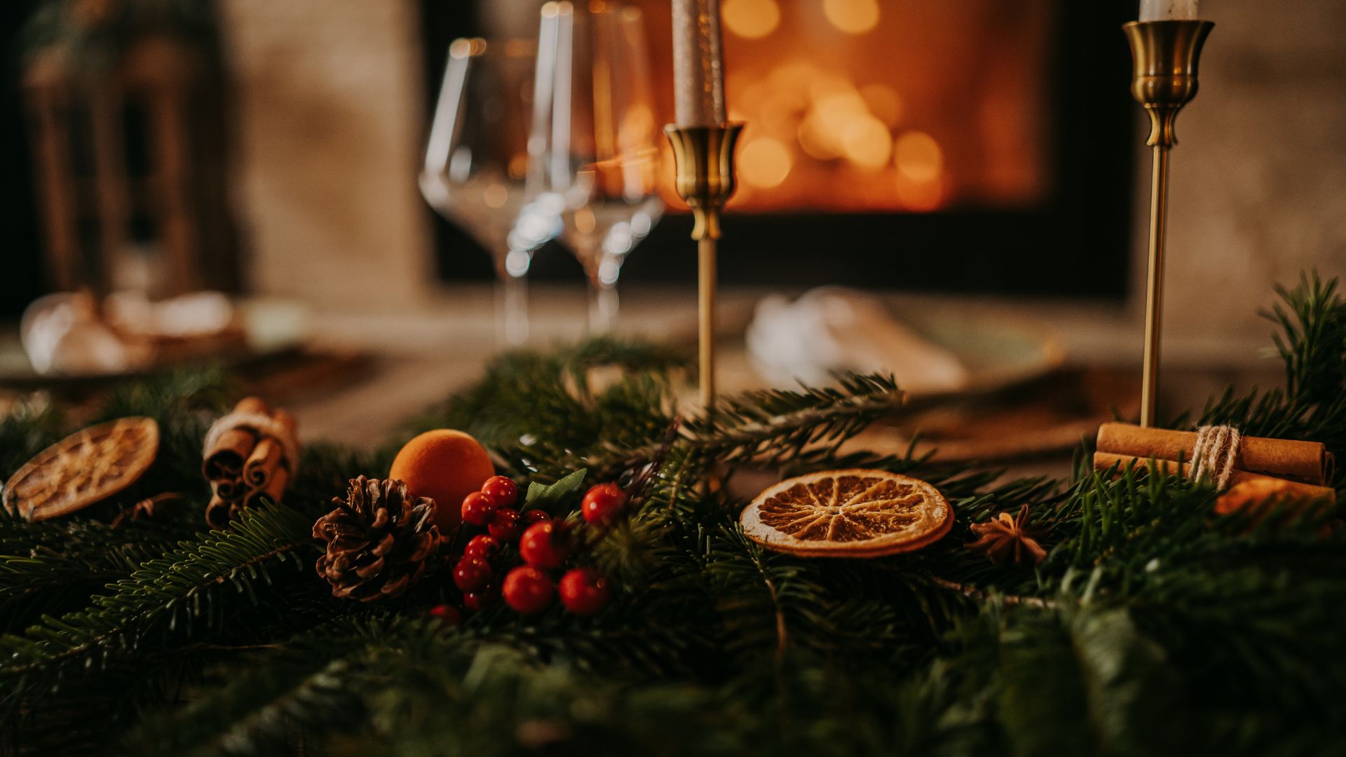 Décoration table thème novembre