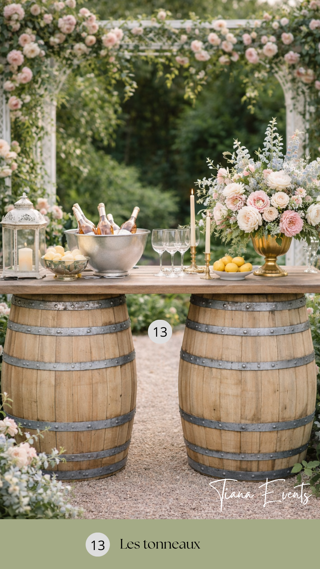 Location tonneaux barrique décoration