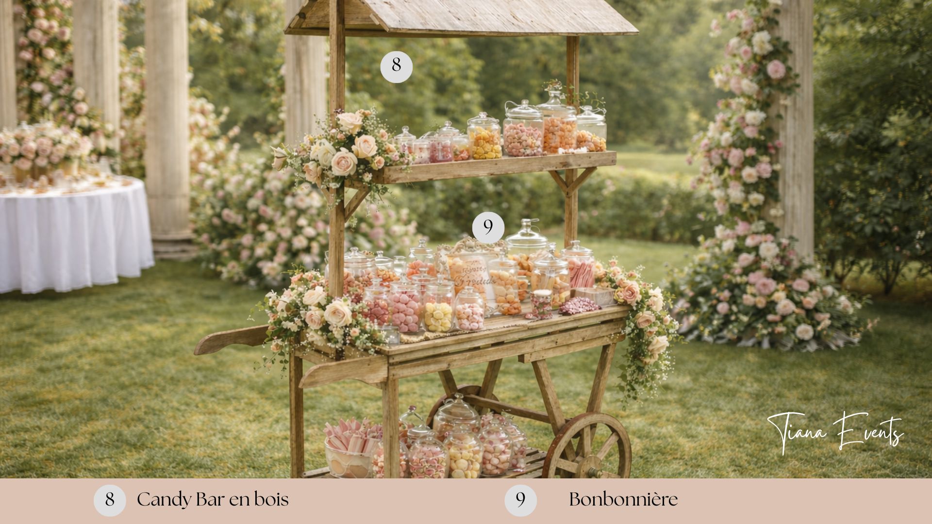 Location candy bar mariage