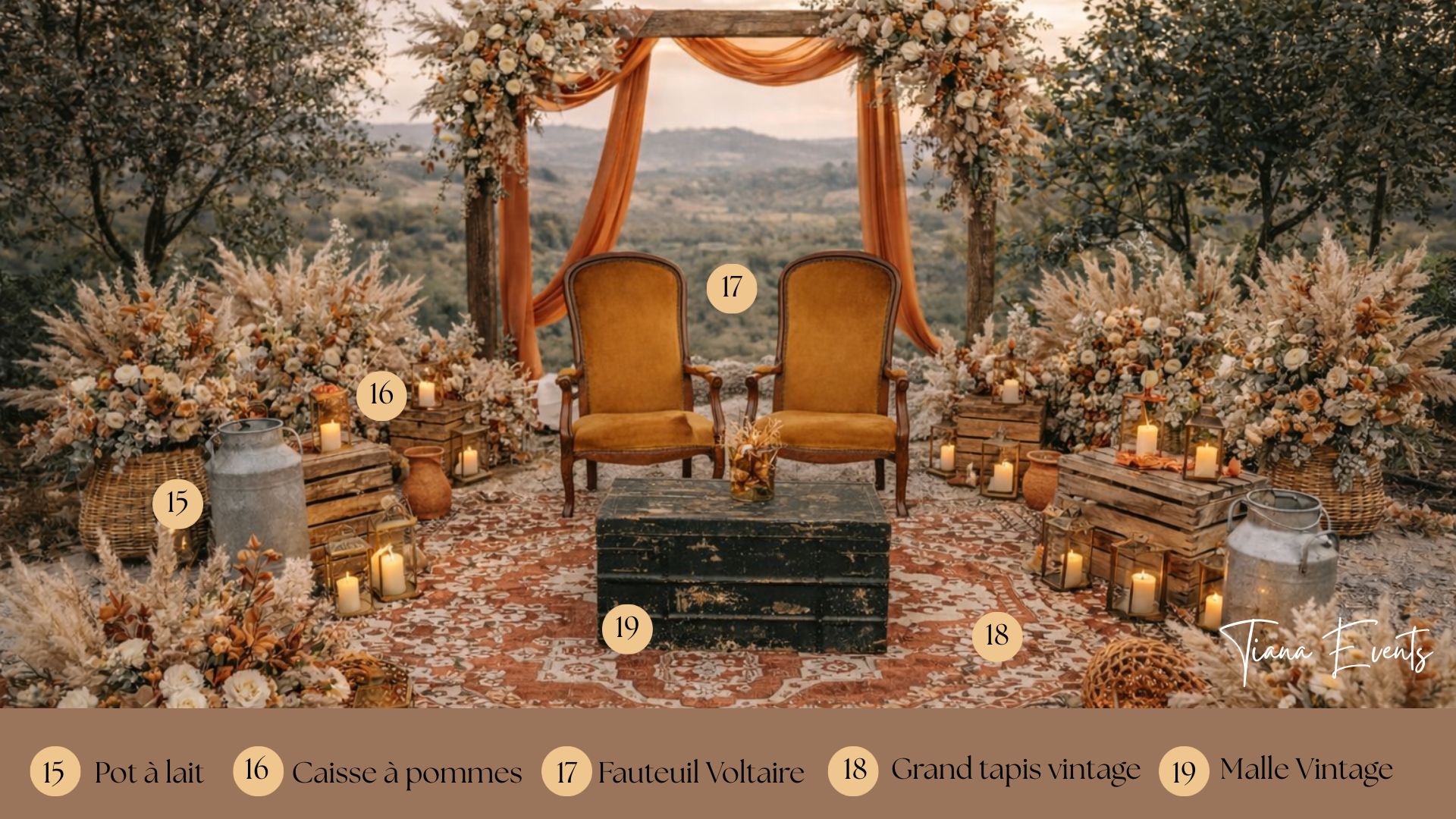 fauteuil voltaire location mariage