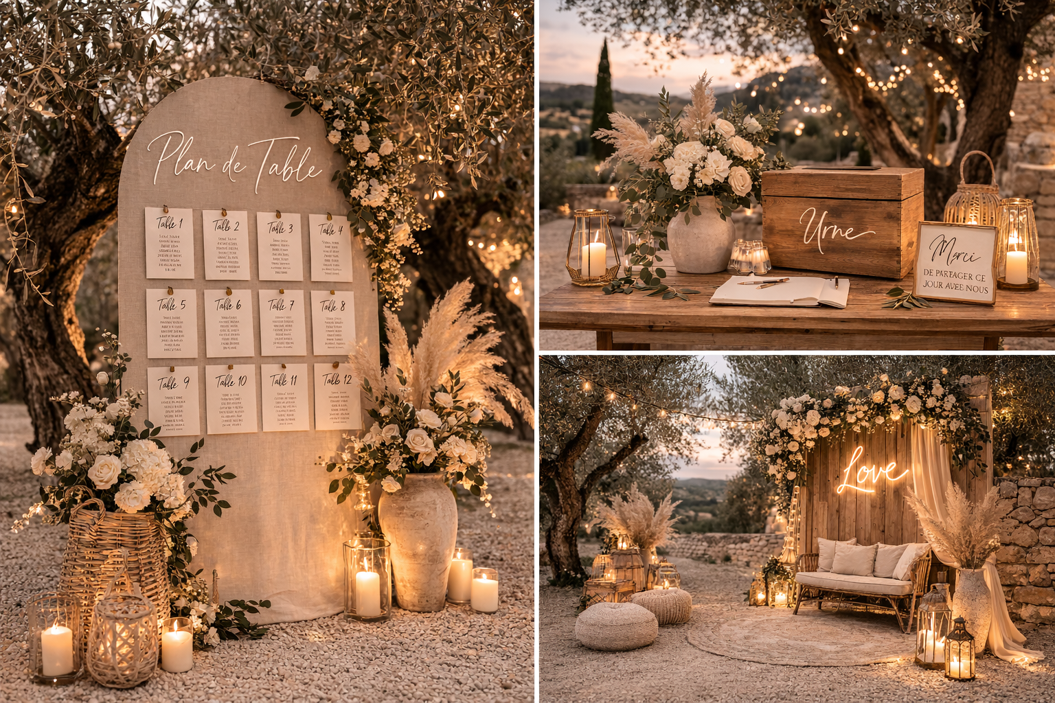 décoration événement luxe